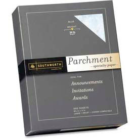 Southworth Company 964C Southworth® Parchment Specialty Paper, 8-1/2" x 11", 24 lb, Blue, 500 Sheets/Pack image.