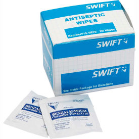 North Safety 150910 North® by Honeywell 150910, Antiseptic Wipes, 20 Per Box image.