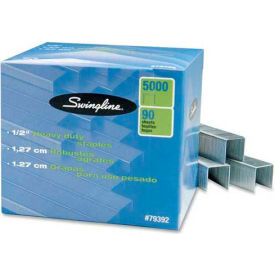 Swingline 79392 Swingline® Standard Heavy Duty Staples, 1/2" Leg Length, 100 Per Strip, 5000/Box image.