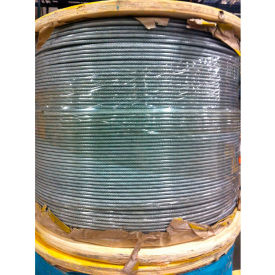 Southern Wire 001800-00120 Southern Wire® 250 1/8" Diameter Vinyl Coated 3/16" Diameter 7x7 Galvanized Aircraft Cable image.