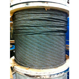 Southern Wire 002400-00140 Southern Wire® 250 1/4" Dia. 6x19 Improved Plow Steel Bright Wire Rope image.