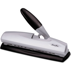 Swingline® LightTouch® High Capacity Desktop Punch 2 - 7 Holes 20 Sheets Black/Silver