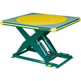 Southworth Products Corp. 4439323 Southworth® Electric Hydraulic Scissor Lift Table with Turntable 4439323 48 x 48 3500 Lb. Cap. image.