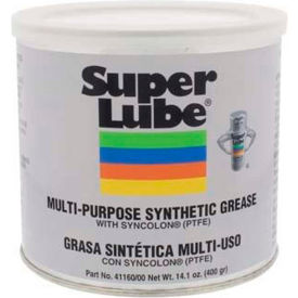 Super Lube 14.1 oz Multi-Purpose Synthetic Grease, NLGI 000 with Syncolon, PTFE, Canister - Pkg Qty 12