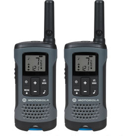 Motorola T200 Motorola Solutions Talkabout® T200 Rechargeable Two-Way Radios,Gray - 2 Pack image.