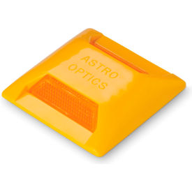 Tapco, Traffic & Parking Control Co, Inc 102237 102237 Temporary Pavement Marker, 4" x 4", Amber, 2 Sides image.