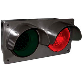 Tapco, Traffic & Parking Control Co, Inc 143467 108982 LED Traffic Controller Signal, Horizontal, Red/Green, Wall Mount, 120V image.