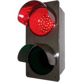 Tapco, Traffic & Parking Control Co, Inc 143468 108983 LED Traffic Controller Signal, Vertical, Red/Green, Wall Mount, 120V image.