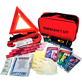 Tapco, Traffic & Parking Control Co, Inc 113177 113177 79 Pc. Deluxe Roadside Emergency Kit with Road Flares image.