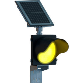 BlinkerBeacon 24/7, Self Contained, 12" Amber LED, 9-Wire, 12"W x 12"H, Black view 2
