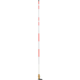 Tapco, Traffic & Parking Control Co, Inc 2673-00001 2673-00001 Hydrant/Utility Marker, 5 Long with Flat Bracket, Red/White image.