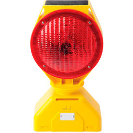 Tapco, Traffic & Parking Control Co, Inc 5785445 5785445 Individual Solar LED Barricade Light, Red, 3-Way On/Off Switch image.