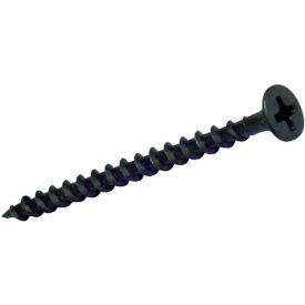 #10 x 3-1/2" Drywall Screw - Phillips Bugle Head - Steel - Black Phosphate - Sharp Point - 100 Pack view 2