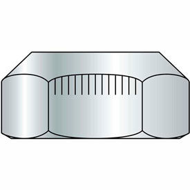 Titan Fasteners BRU04 1/4-20 Lock Nut - Steel - Clear Zinc/Wax - Grade C - UNC - Pkg of 100 image.