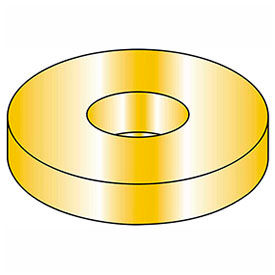 Titan Fasteners HGD16 1" Flat Washer - SAE - 1-1/16" I.D. - Steel - Yellow Zinc - Grade 8 - Pkg of 25 image.