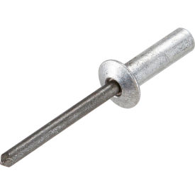 Pop Blind Rivet - 3/16 x 6-6 - Button Head - Closed End - Up to 3/8" Grip - Aluminum/Steel - 500 Pk 