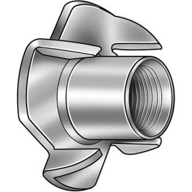 Titan Fasteners TNUT006000 M6  Low Carbon Steel T- Nut (4-Prong) - Zinc Plated - Package Quantity 100 image.