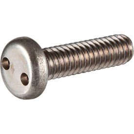 Tamperproof Screw Co., Inc. 1.632112PS 6-32 x 1-1/2" Tamper-Proof Security Spanner Machine Screw - Pan Head - 18-8 Stainless Steel - 100 Pk image.