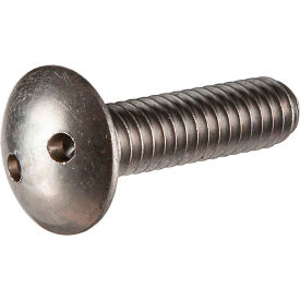 Tamperproof Screw Co., Inc. 1.63212OS 6-32 x 1/2" Tamper-Proof Security Spanner Machine Screw - Oval Head - 18-8 Stainless Steel - 100 Pk image.