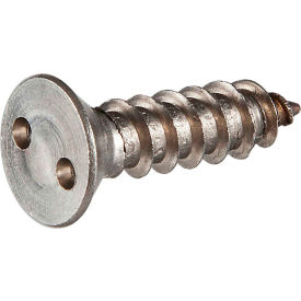 Tamperproof Screw Co., Inc. 1.6A12FS #6 x 1/2" Security Spanner Sheet Metal Screw - Flat Head - 18-8 Stainless Steel - 100 Pk image.