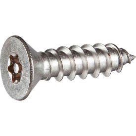 Tamperproof Screw Co., Inc. 4.10A112FS #10A x 1-1/2" Security Sheet Metal Screw - Flat Torx Head - 18-8 Stainless Steel - Pkg of 100 image.