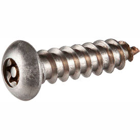 Tamperproof Screw Co., Inc. 4.12AB212BS #12AB x 2-1/2" Security Sheet Metal Screw - Button Torx Head - 18-8 Stainless Steel - Pkg of 50 image.
