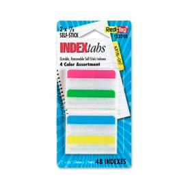 Redi-Tag® Removable Tabs 2"" x 11/16"" Assorted Colors 48 Tabs/Pack