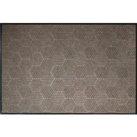 Andersen Company 18482310170 WaterHog Silver Entrance Mat, 3/8"Thick, 3W x 10L, Gray Smooth Backing image.