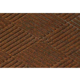 Andersen Company 2215235070 WaterHog® Diamond Mat Fashion Border 3/8" Thick 3 x 5 Dark Brown image.