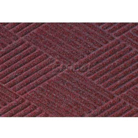 Andersen Company 2216066070 WaterHog® Diamond Mat Fashion Border 3/8" Thick 6 x 6 Burgundy image.