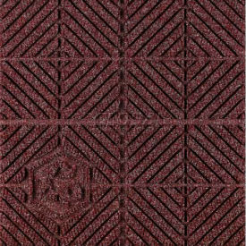 Andersen Company 22177414000 Waterhog Eco Premier Carpet Tile 22177414000, Diagonal, 18"L X 18"W X 1/4"H, Maroon, 12-PK image.