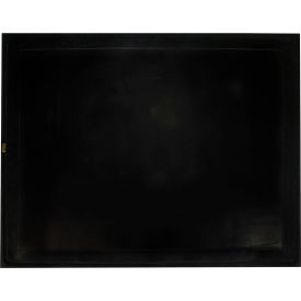 M+A Matting CleanShield® Stride Mat Frame 138 Mil Smooth SBR  36-1/2"W x 46"L Black 