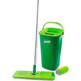 Commercial Rinse N' Wring™ Microfiber Mop System, Green view 2