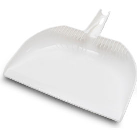 12-1/2" Clean Fibers Dust Pan, White, Pack of 6 view 2