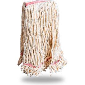18 Oz. Looped-End Wet Mop Head, White, 12/Pack view 2