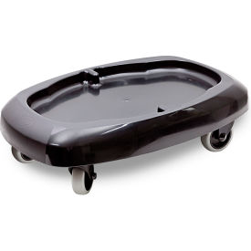 Commercial Spin Mop & Bucket Trolley, Black view 2