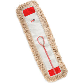 48" Dust Mop Head, Cotton, White, Pack of 6 view 2