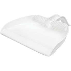 13-1/2" Step-On Stand Dust Pan, White, Pack of 4 view 2