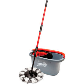 Commercial Pro-Grade Tornado Spin Mop System, Black/Gray view 2