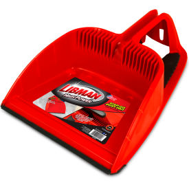 Libman Company 2125 Libman Commercial 12" Step-On Dustpan, Red/Black - 2125 image.
