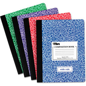 Tops Business Forms 63794 TOPS® Composition Book w/Hard Cvr 63794, 9-3/4" x 7-1/2", White, 100 Sheets/Pack image.