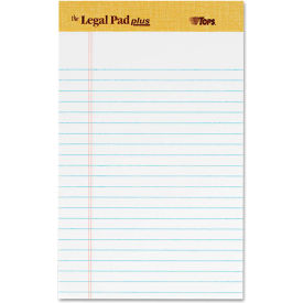 Tops Business Forms 71500 TOPS® The Legal Pad Plus Perforated Pads 71500, 5" x 8", White, 50 Sheets/Pad, 12/Pack image.