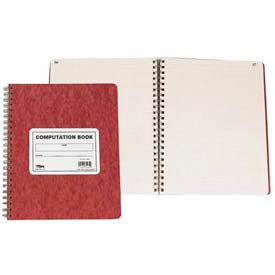 Tops Business Forms 35061 Tops® Wirebound Computation Notebook, 9-1/2" x 11-3/4", Quad Ruled, 76 Sheets/Pad image.