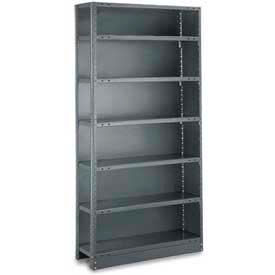 Closed Add-On, 42"W x 18"D x 85"H, 5 Shelves, 22 Ga, Dark Gray view 2