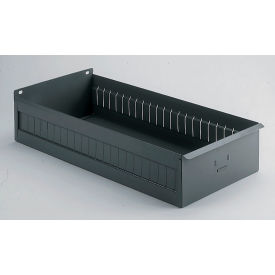 Tri-Boro Shelf Box 11"W x 10-7/8"D x 4-5/8"H Dark Gray 