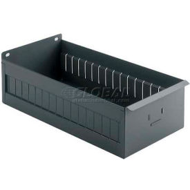 Tri-Boro Shelf Box 5-1/2""W x 4-5/8""H x 16-7/8""D Dark Gray