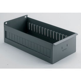 Tri-Boro Shelf Box 8-1/4"W x 16-7/8"D x 4-5/8"H Dark Gray 