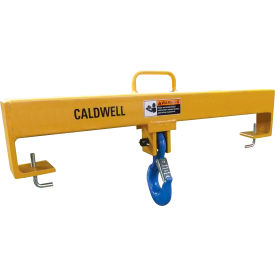 Caldwell Group, Inc. 10F-5-36 Lif-Truc Fork Lift Beam, Double Fork, Single Fixed Hook, 10, 000lb., 36" Dim A Size image.