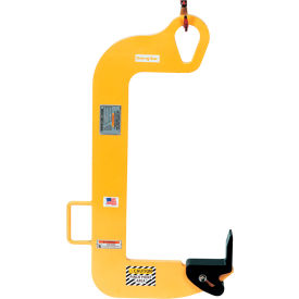 Caldwell Group, Inc. 80H-1/2-12/13 Strong-bac Dixon Coil Hook with Pivoting Wedge, 1000 Lbs. Capacity, Yellow, 12" Max Coil Width image.