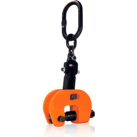 Caldwell Group, Inc. SCPA-00.50-A Renfroe Vertical Lifting, Locking, Screw Clamp, Orange, Steel, 1000 Lbs Capacity, 3/4" Opening image.